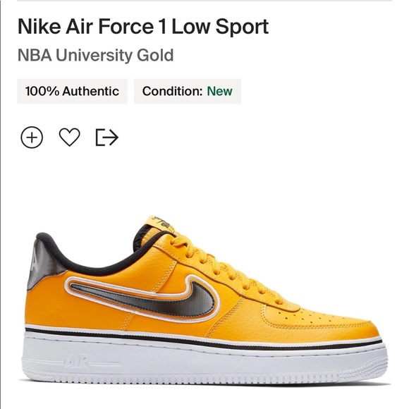 Mens Nike Air Force 1 Low Sport - Picture 4 of 4